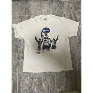 Vintage NASCAR Team Lowes Lowe's Racing Jimmie Johnson Tee Shirt Extra Large XL